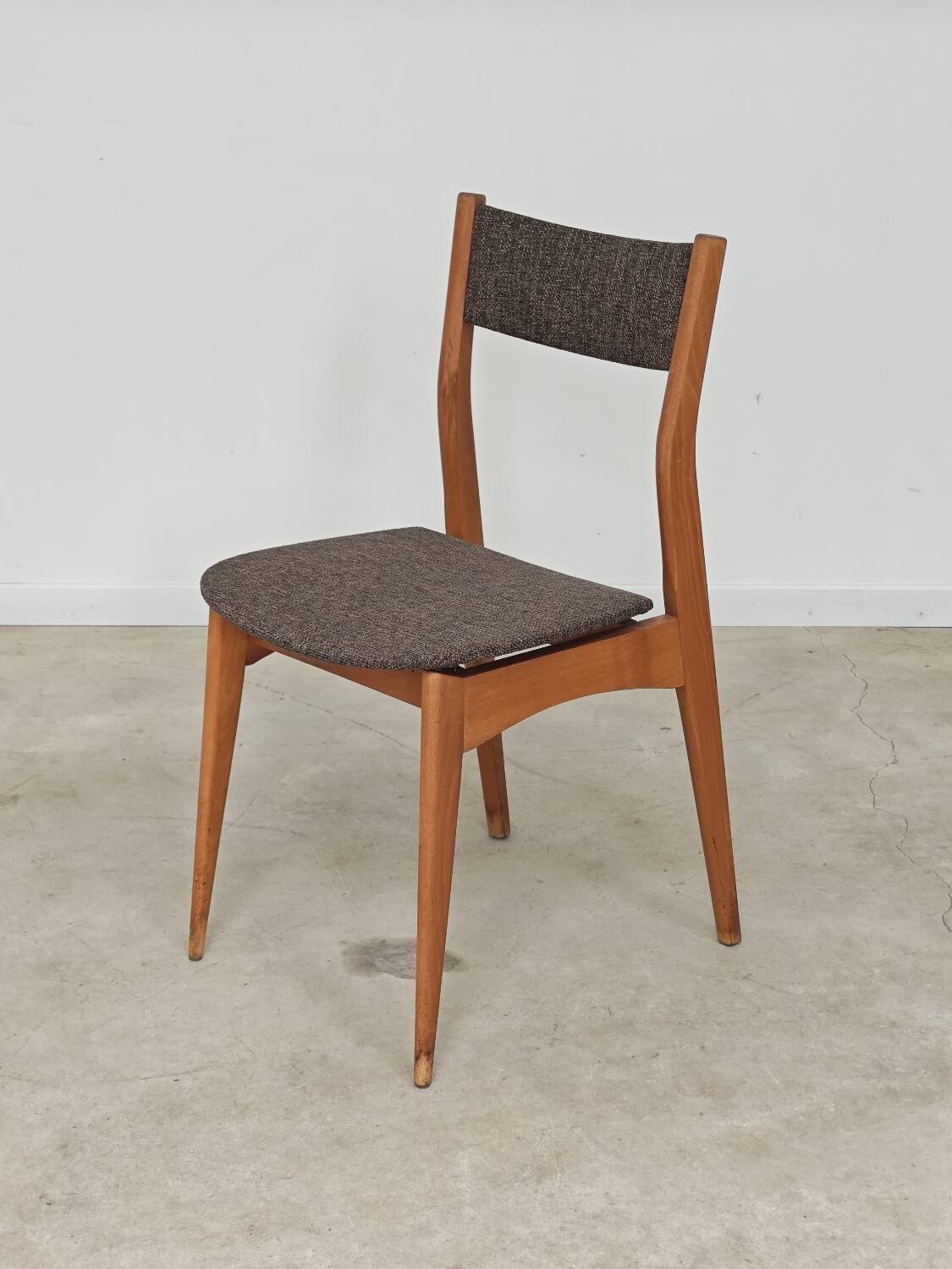 1970s Scandinavian chair in mottled Froca fabric