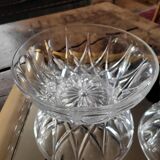 Pair of molded glass salad bowls – 1960s-70s