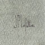 Large marine watercolour (Saint Gilles?) Brittany signed Lafitte