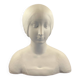 Large Porcelain Biscuit Bust - Limoges - 20th century - 40 cm without the base