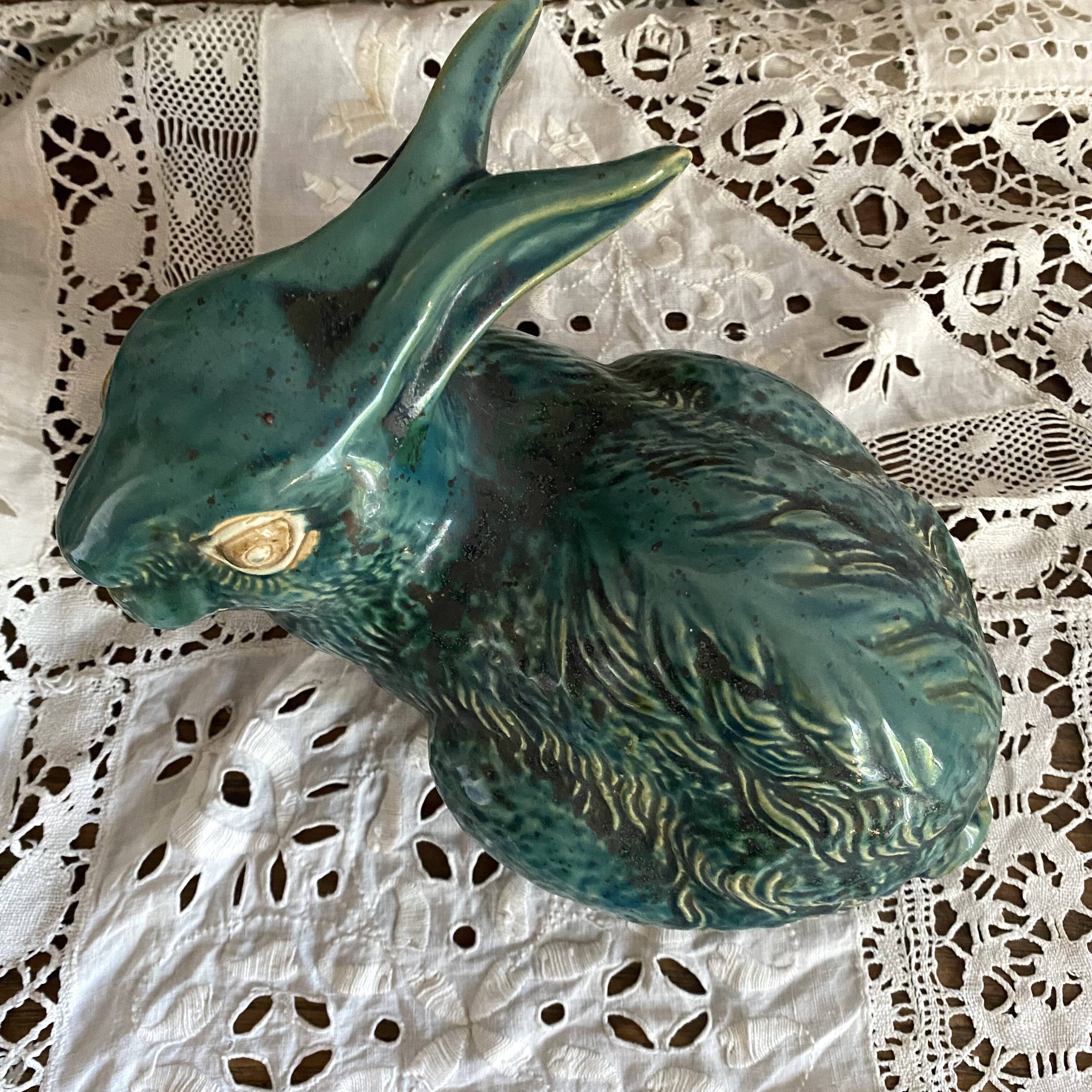 Large ceramic rabbit