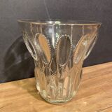 Vase en verre Art Déco Val Saint Lambert modèle ephémère série Luxval 1935