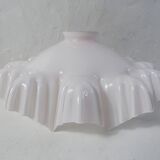 Lampshade in opaline powder pink art deco