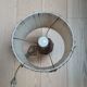 Wooden table lamp with wool lampshade