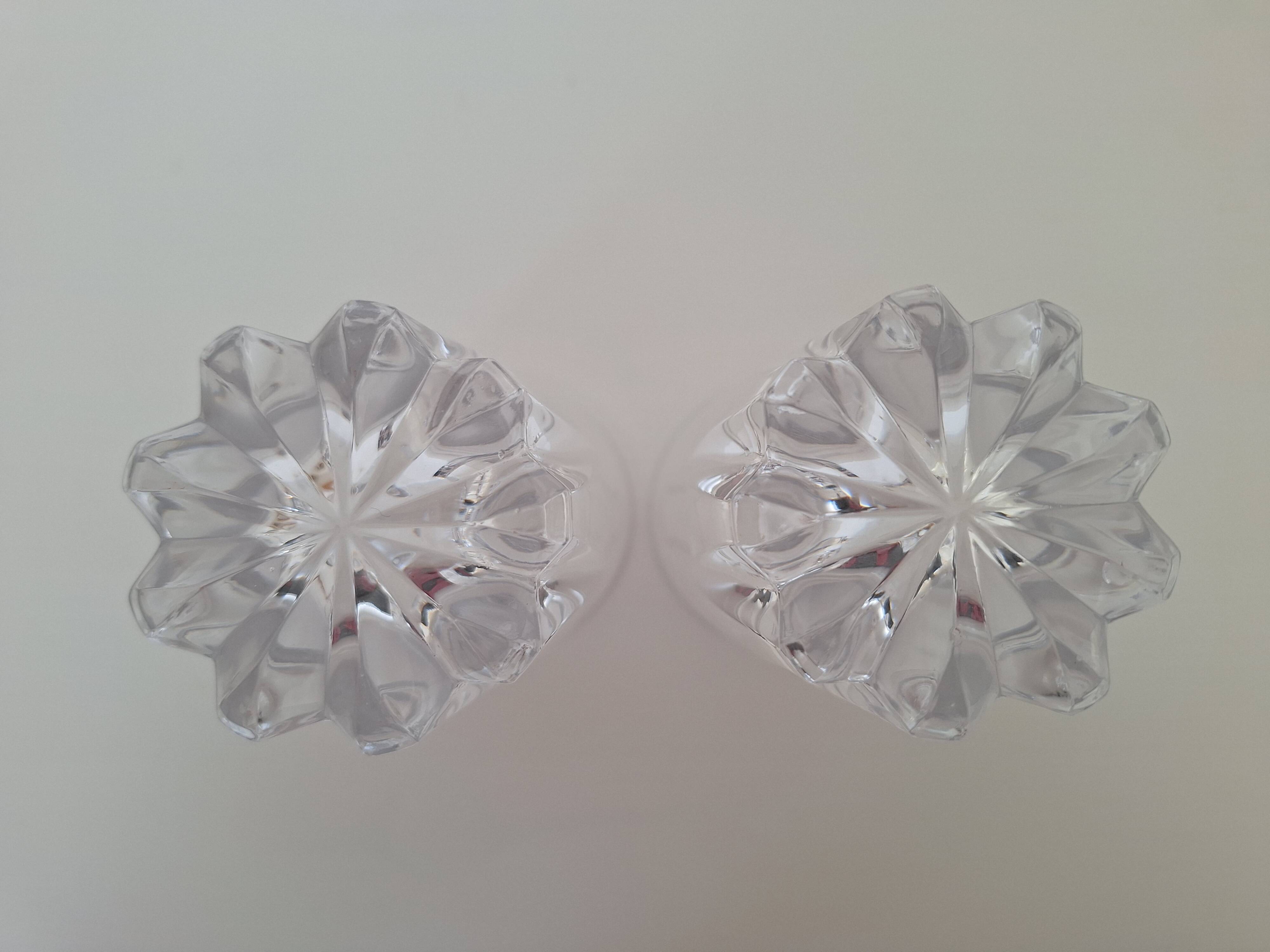 Verres à eau ou apéritif vintage en cristal