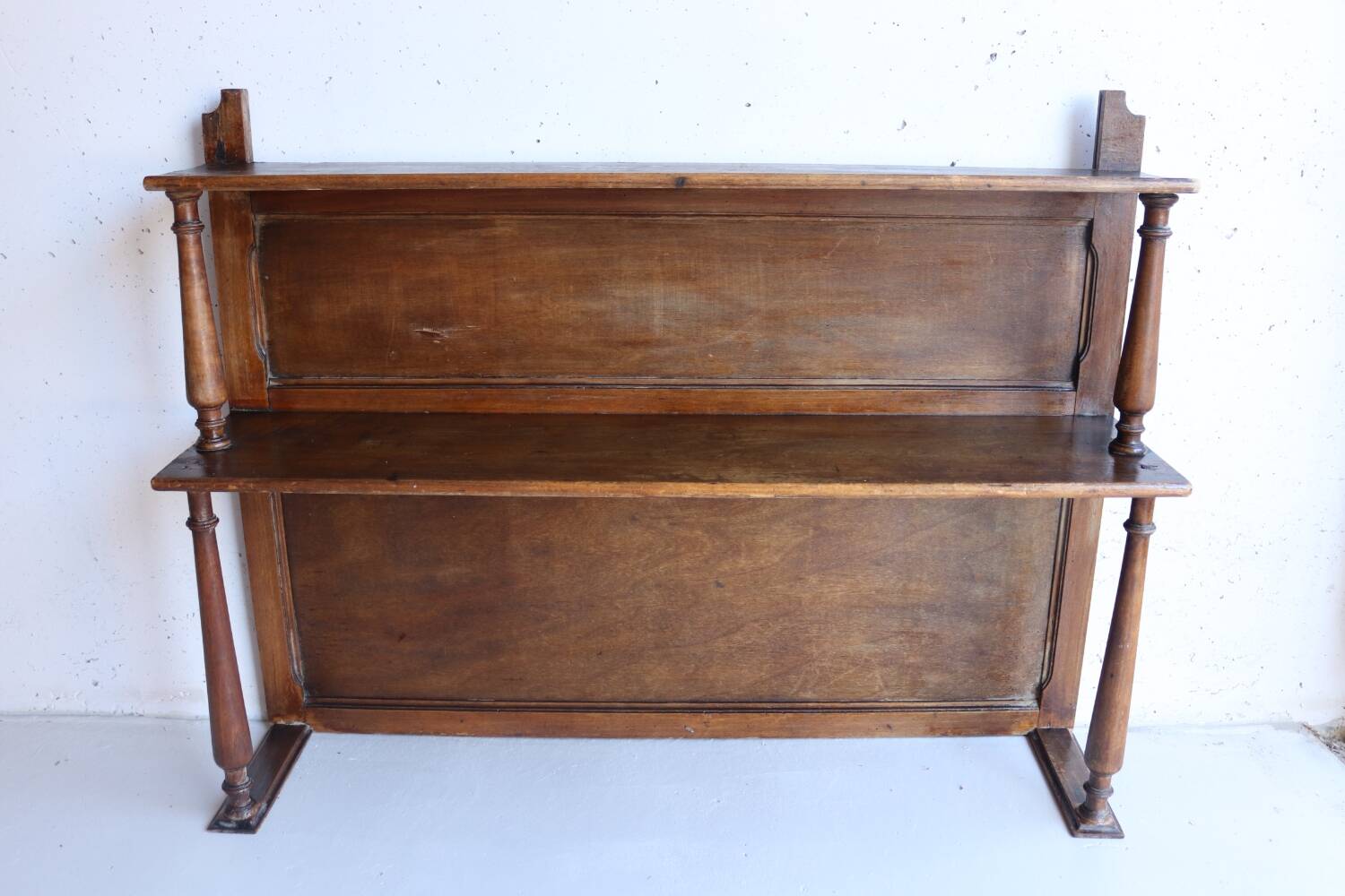 Old wooden shelf
