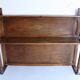 Old wooden shelf