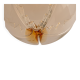 Suspended chandelier large Sputnik ball Murano, VeArt, Italy, 1970s