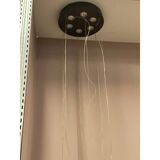 Italian Glass Sputnik Chandelier Flush Mount With Big Spheres