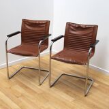 Paire de chaises Dialog, Walter Knoll