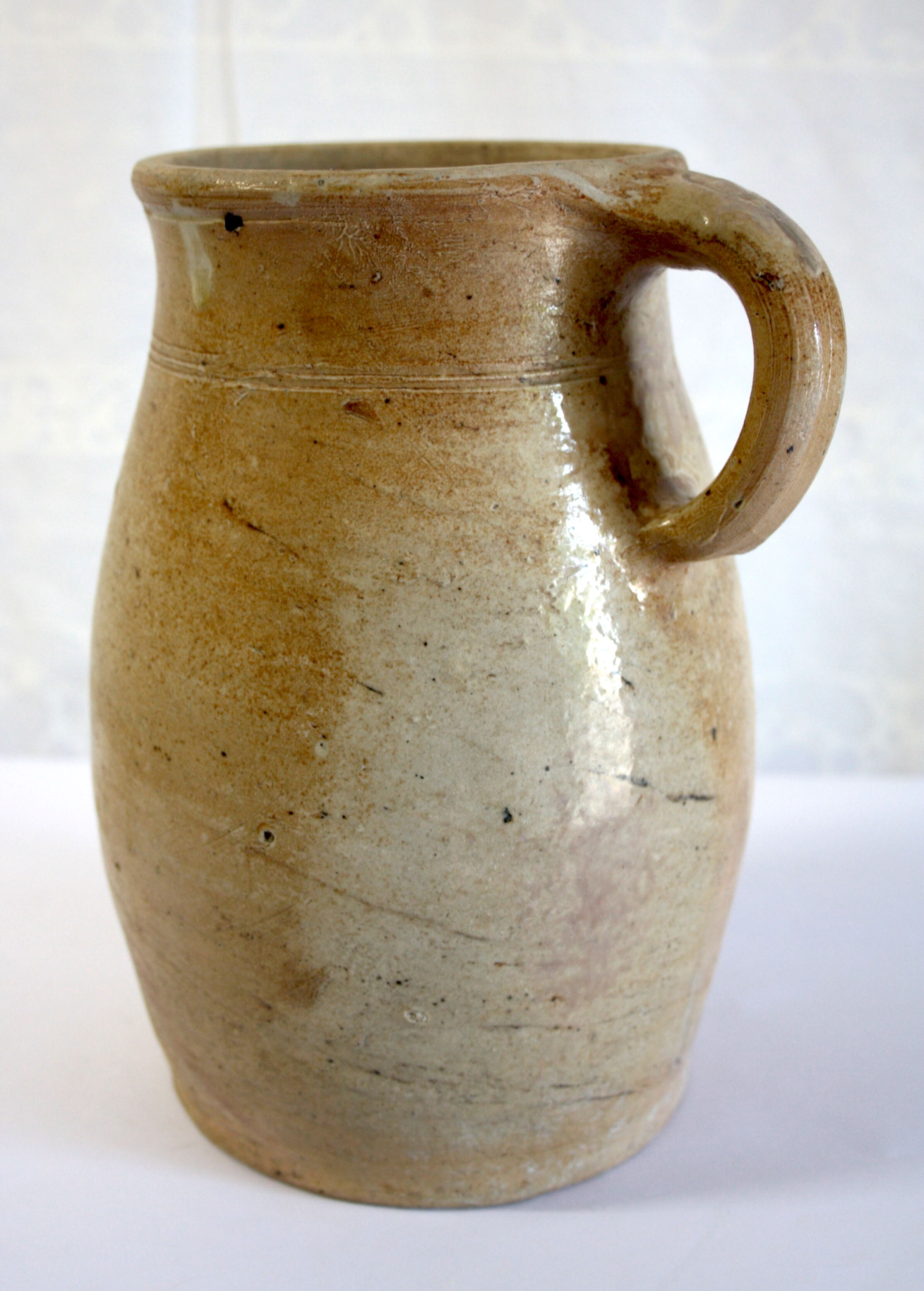 Vase  terracotta enameled