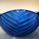 Vintage fruit cups leaf shape - royal blue