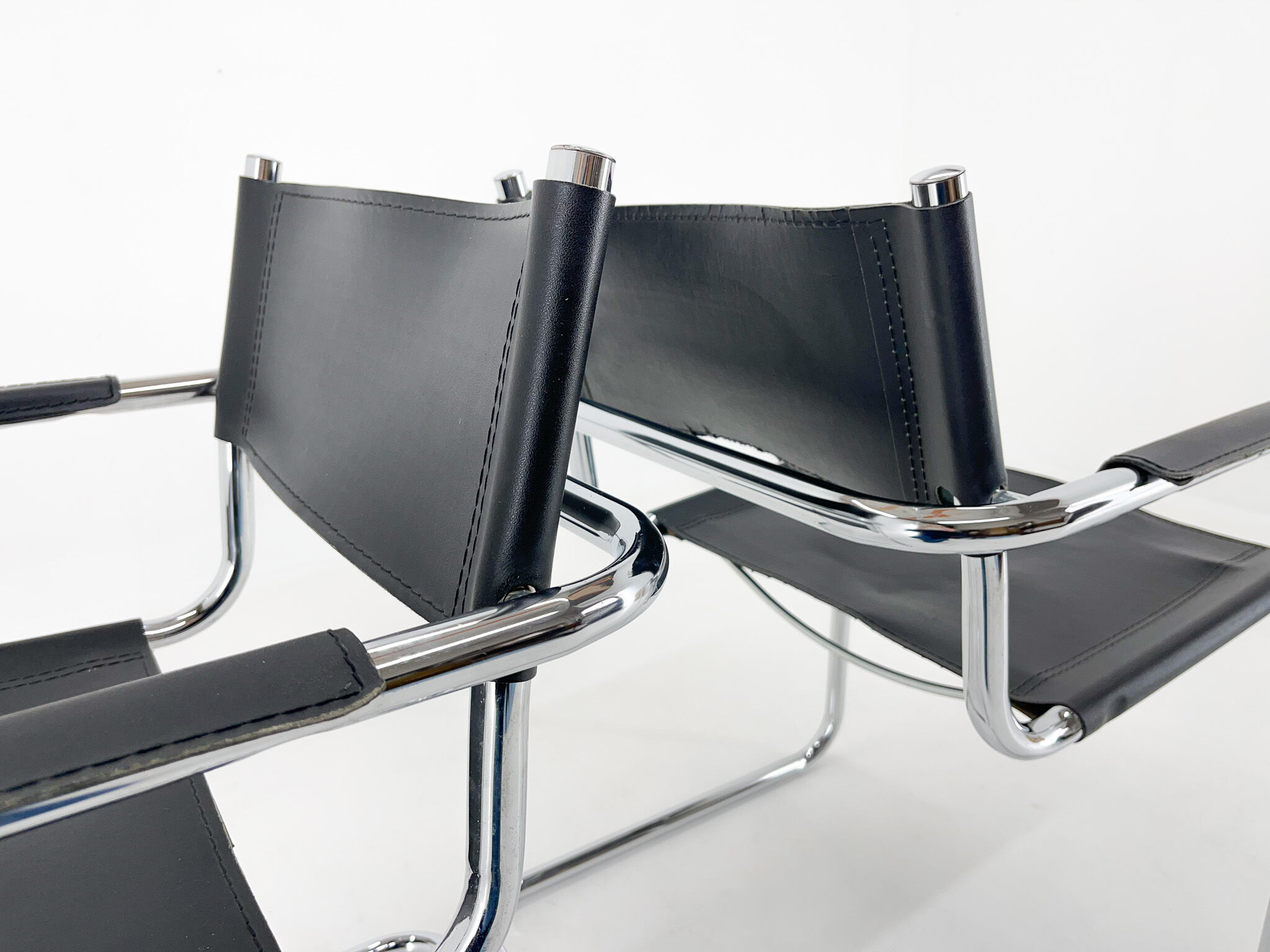 Set of two cantilever chairs, italy