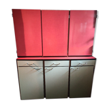 Furniture low, high, column in formica two-tone