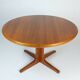 Vintage Teak Esstisch Dining Table Rund Erweiterbar Glostrup Danish Design