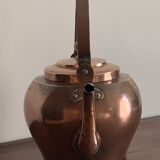 Antique copper kettle
