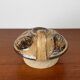 Mushroom-shaped ceramic candlestick from mid-century by Haico Nitzsche for Søholm, 1960s.
