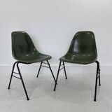 Fiberglass DSS Stacking Chairs by Ray & Charles Eames for Herman Miller, 19