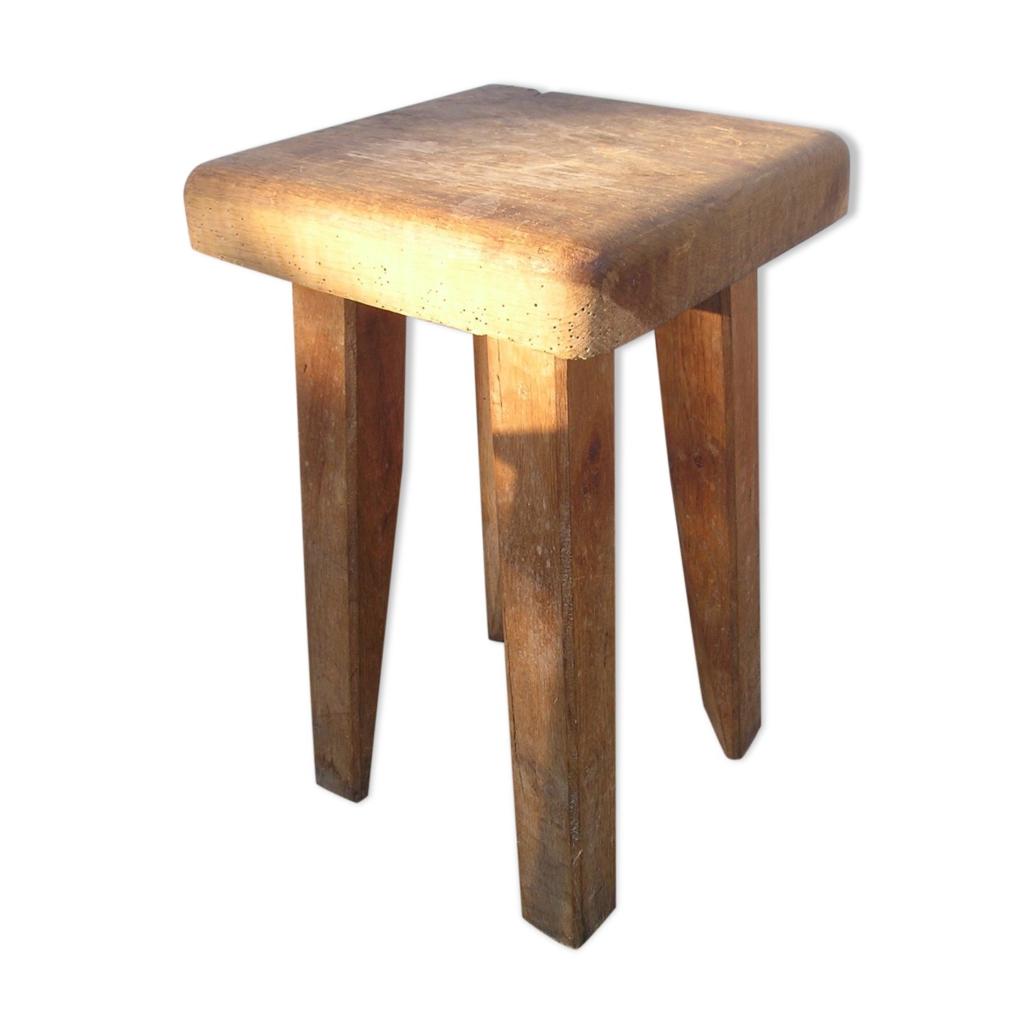Rustic artisan stool