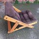 Kon-tiki armchair Ikea wood velvet Gillis Lundgren vintage