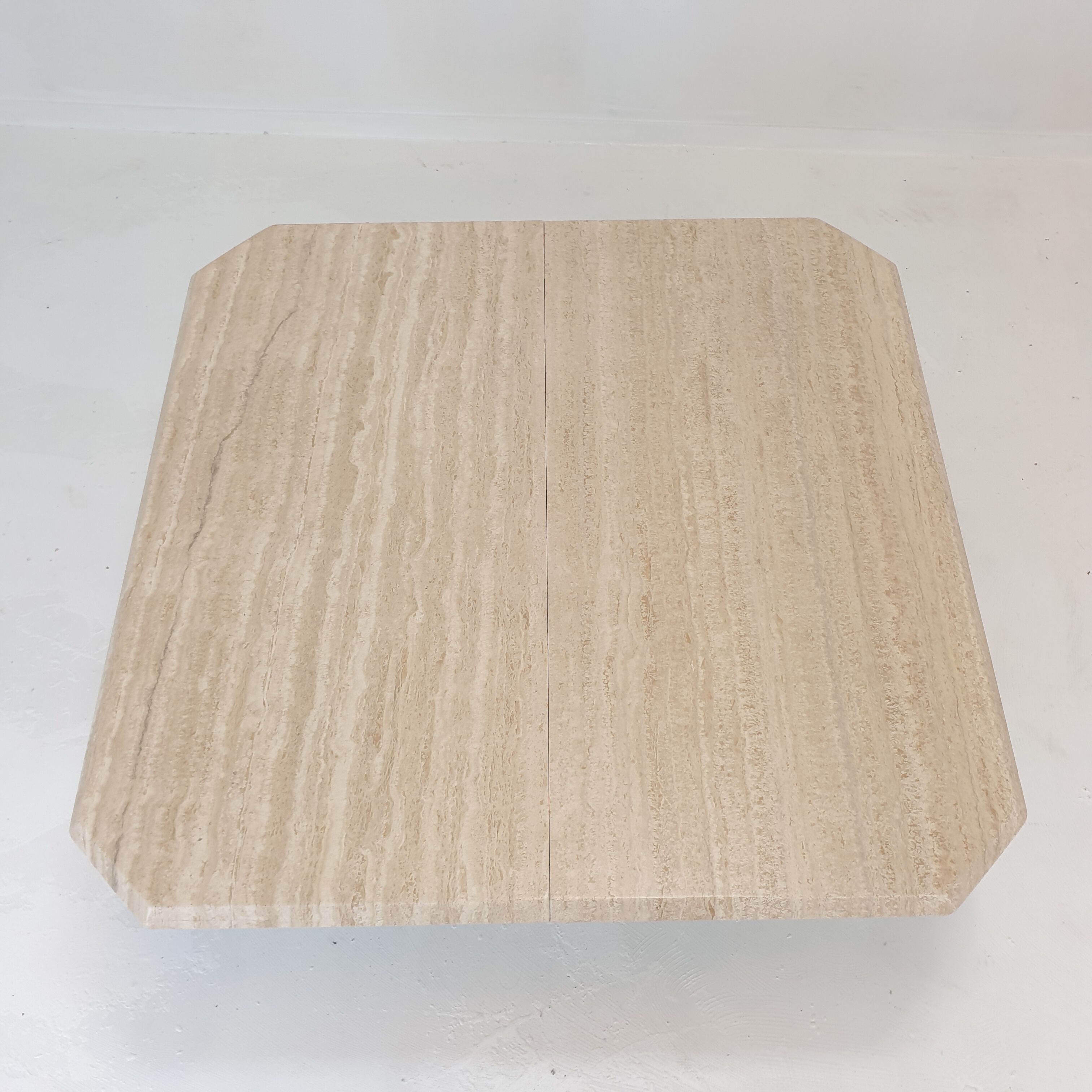 Italian Travertine Bar table or Coffee Table, 1980s