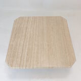 Italian Travertine Bar table or Coffee Table, 1980s