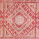 Faded turkish kitchen rug mat 1'5" x 3'9"