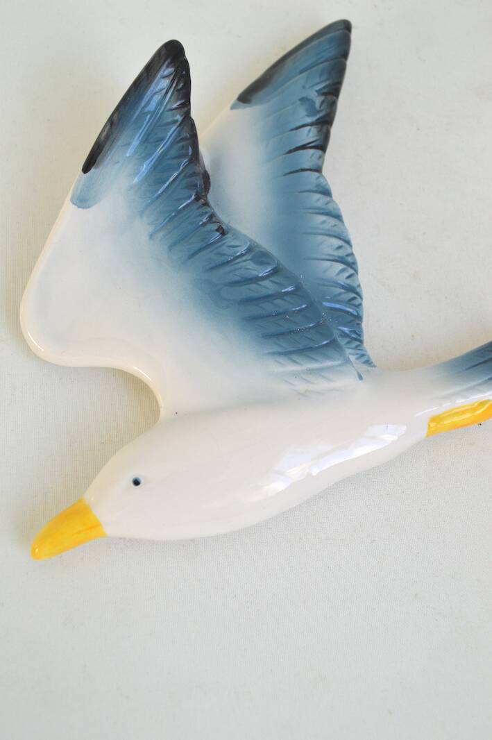 Mouette murale en céramique