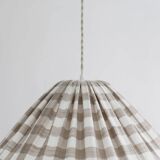 Malala "beige" large tile conical pendant light