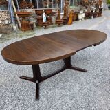 Extensible Baumann table in oak from the 1960s.