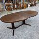 Table Baumann extensible en chêne des années 60