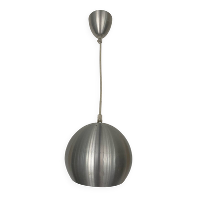 Suspension boule aluminium brossé