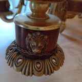 Lustre en bronze et laiton