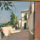 Original Swedish Oil on Canvas – “Town” by Mats Rydstern – Signed – Vintage & Framed – 37 × 49 cm (14.6" × 19.3")