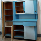 Buffet formica vintage blue 60s