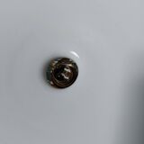 Original white opaline pendant light