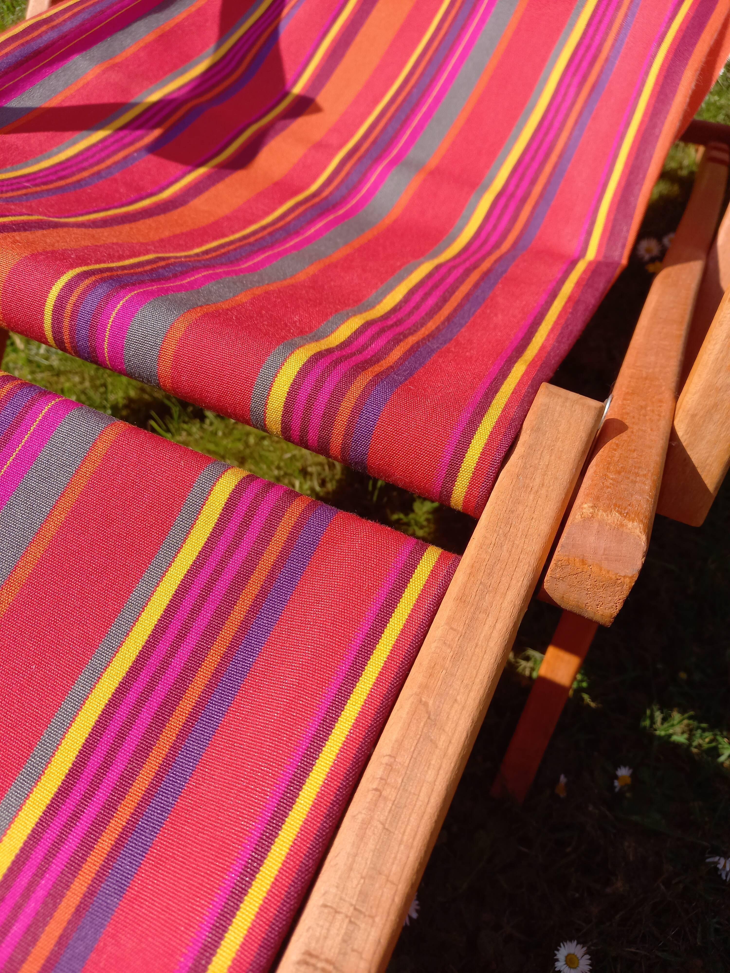 Restored deckchair