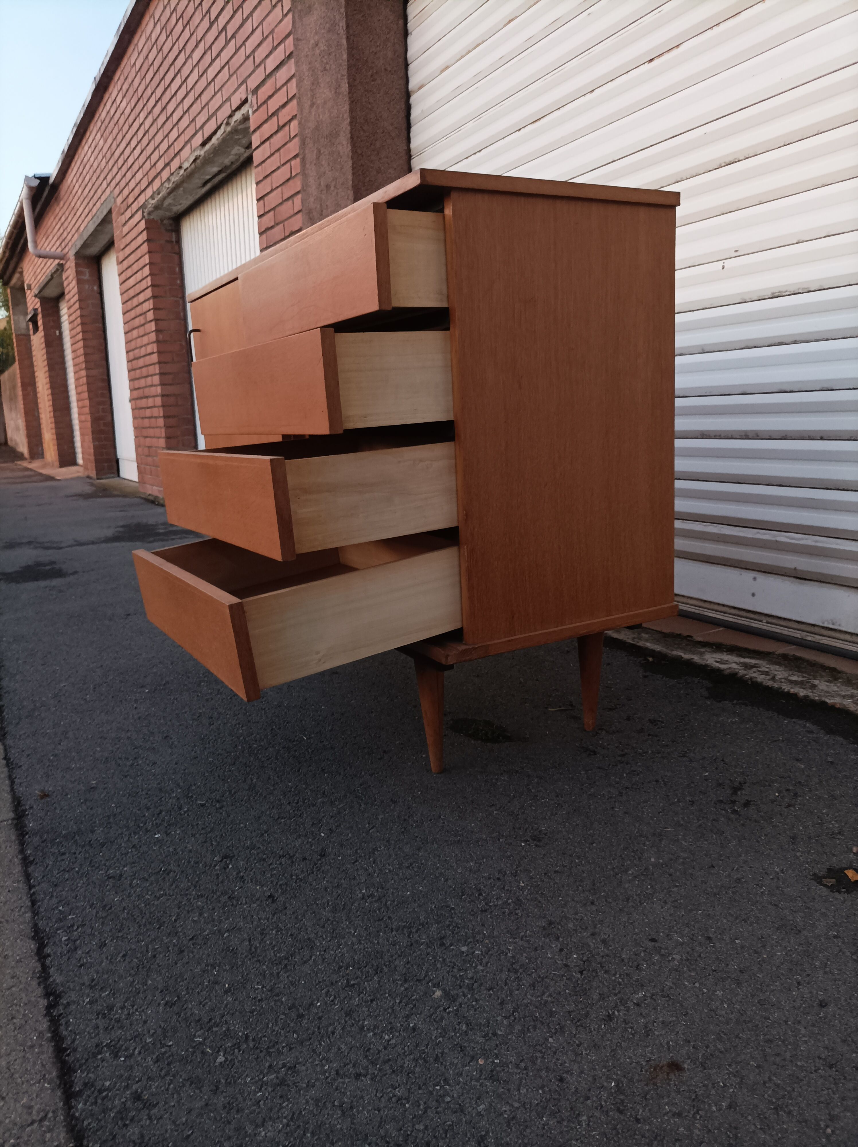 Old vintage danish scandinavian buffet