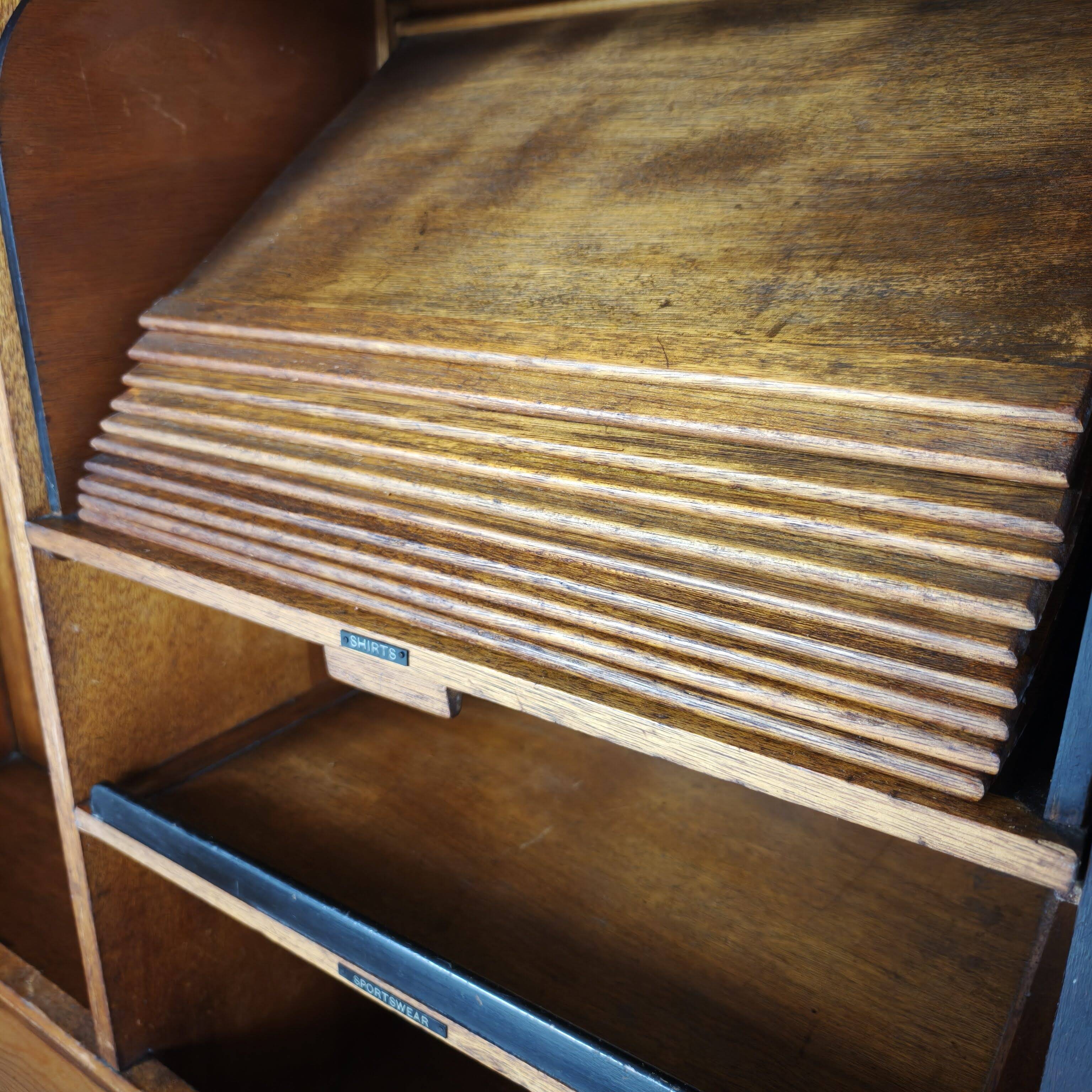 1920s Compactom Ltd Gentleman’s Wardrobe – Complete Fitted Interior