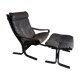 Armchair with footrest Rybo Rykken from the 90