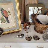 Vintage chest of drawers compass feet