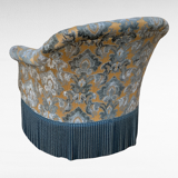 Toad armchair Flocked Velvet 1960