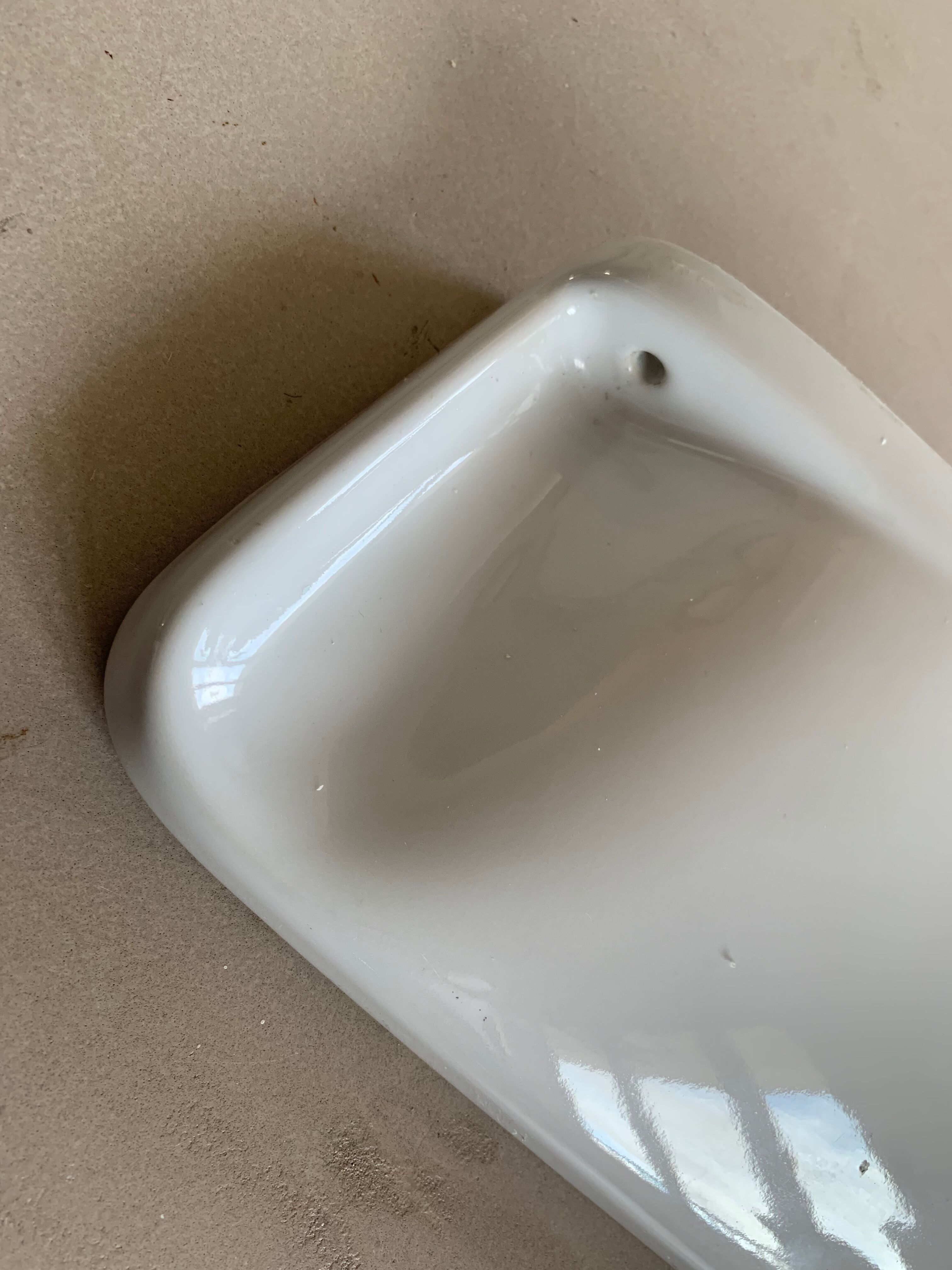 Antique ceramic shelf