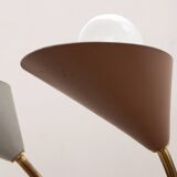 Vintage Wall Lamp with 5 Lights - Brass Metal, 1960 Denmark