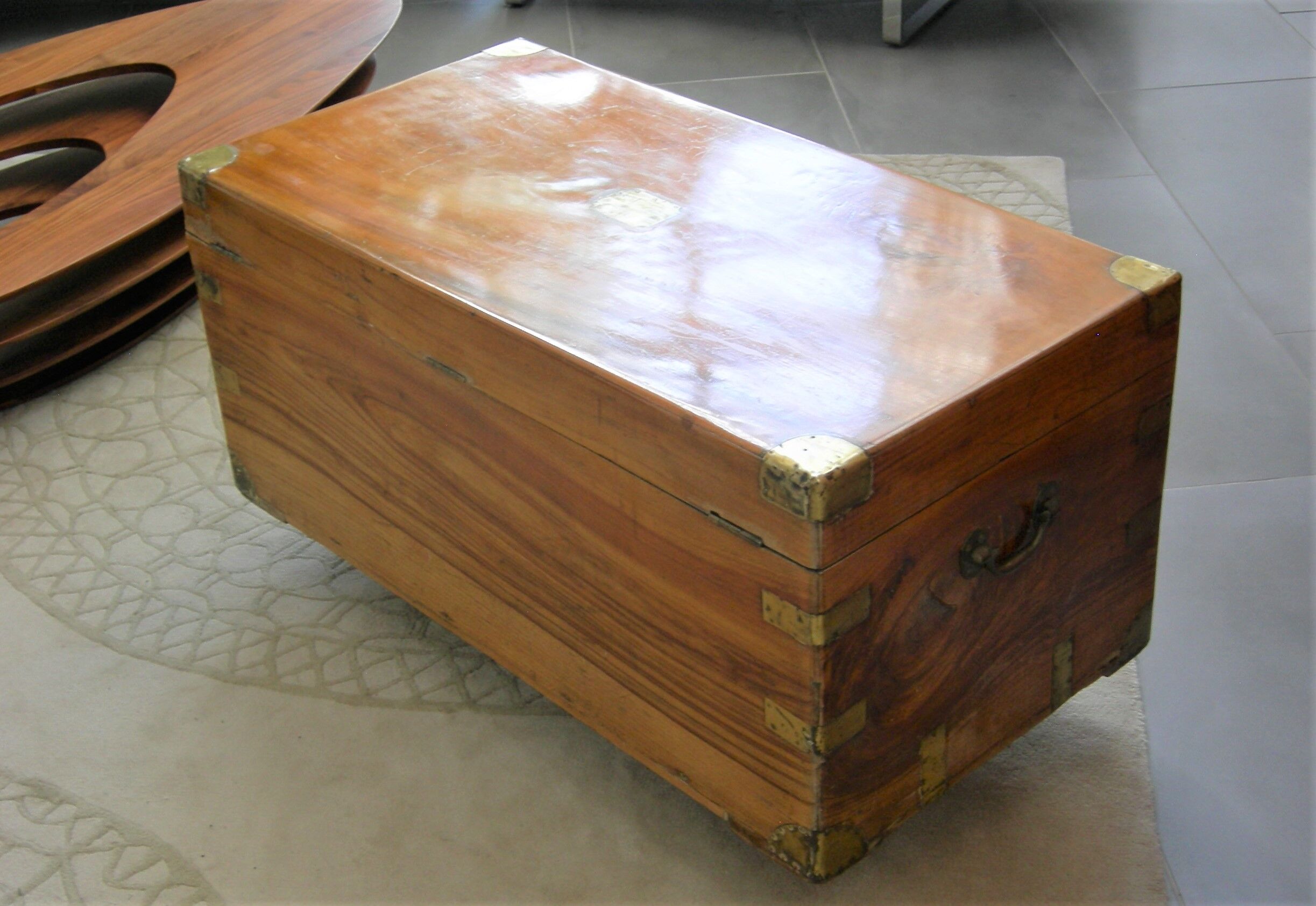 Navy officer's trunk in camphrier
