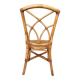Bamboo and leather chair - 1960s - vintage - mid-century