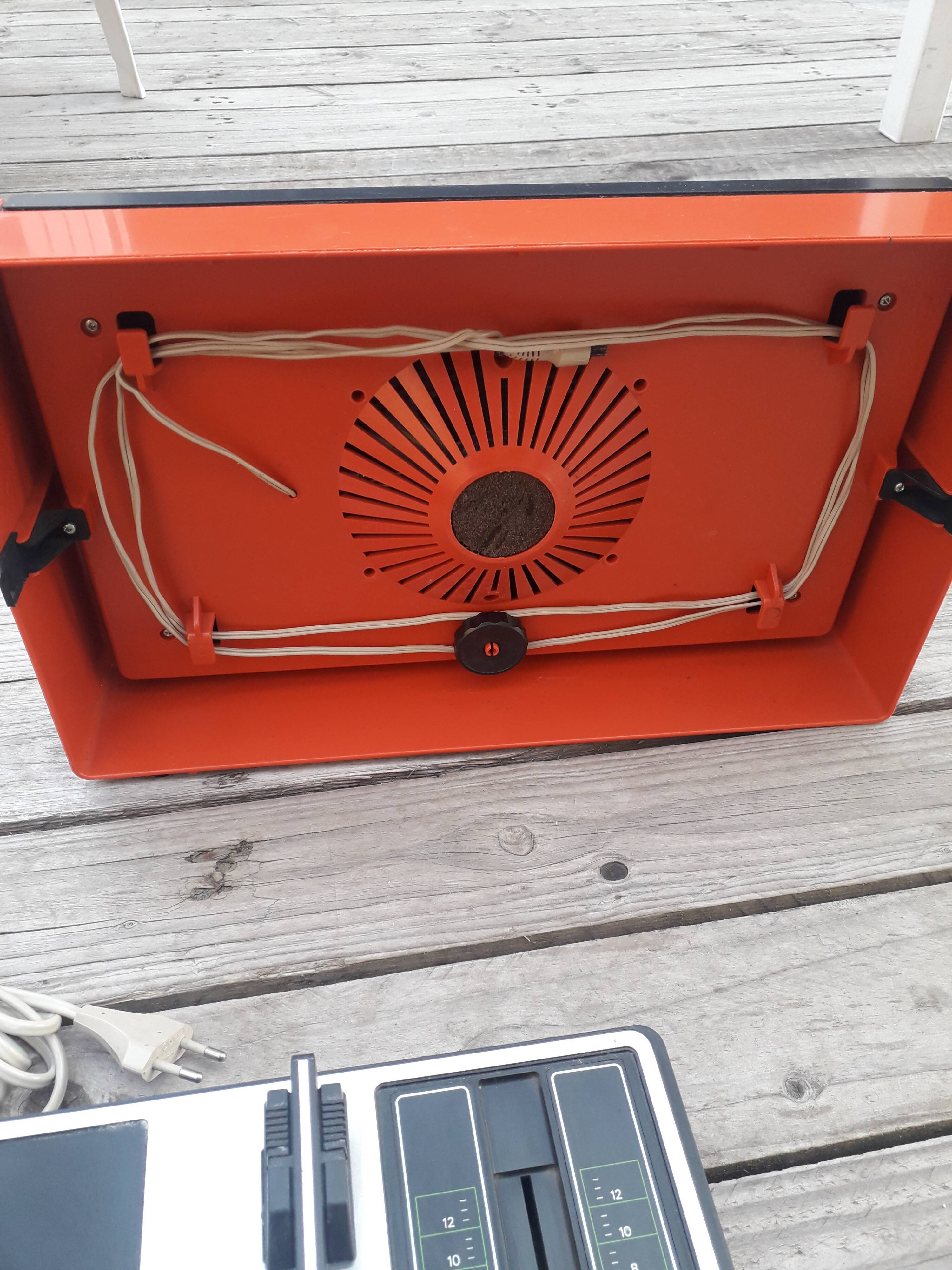 Portable record player vintage Philips 280 1970-80