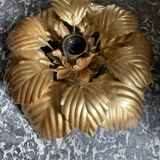 Wall light golden flower