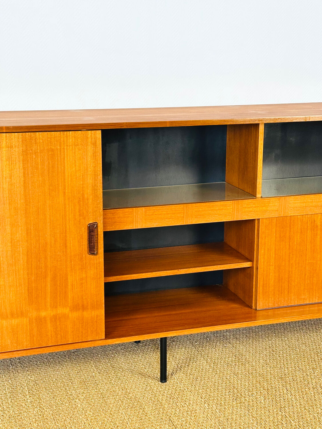 1960s high Scandinavian teak sideboard