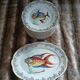 12 antique "Royal" dinner plates + 1 dish